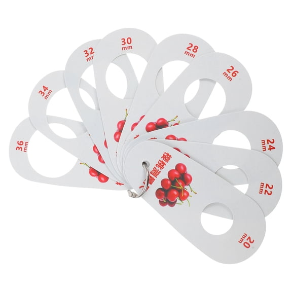 GETAJGHSD Plastic Cherry Ruler Multi-Color for Precise Fruit Grading Sturdy and Reliable