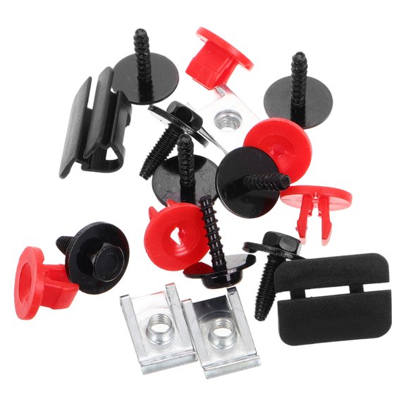 GETAJGHSD Durable Engine Splash Shield Guard Kit with Clips Bolts and Retainer Nuts for Road Debris Defense