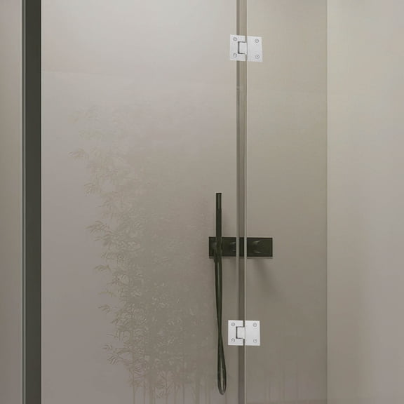 GETAJGHSD Easy Install Stainless Steel Bathroom Shower Door Hinge with Strong Support