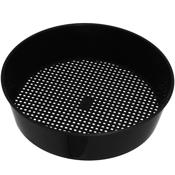 GETAJGHSD Rock Sifter Black Plastic for Precise Soil Screening in Gardens