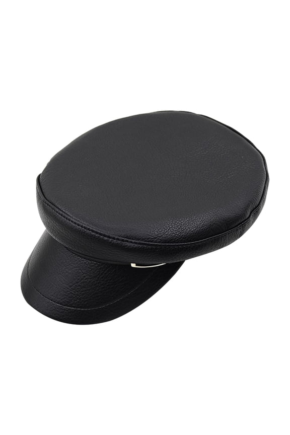 Elegant Black Captain Hat Adult Stylish Design Great Sailing Accessory and Party Prop