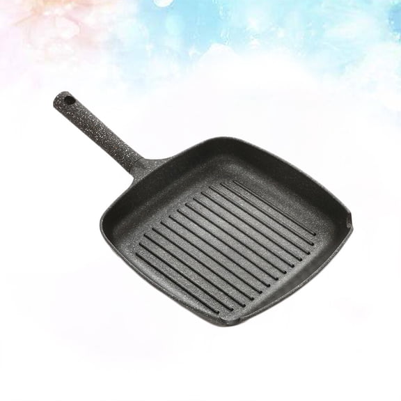 GETAJGHSD Fashionable Matte Texture Steak Frying Pan for Easy Flipping and Cooking