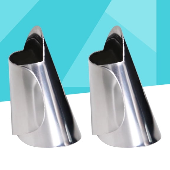 GETAJGHSD Finger Guard 2-Pack Adjustable Stainless Steel Peeling Tool for Kitchen Food Preparation