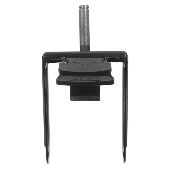 GETAJGHSD Steel and Plastic Handcart Brake Wheel, Metal Fork Foot for Outdoor Wagon Carts, Black