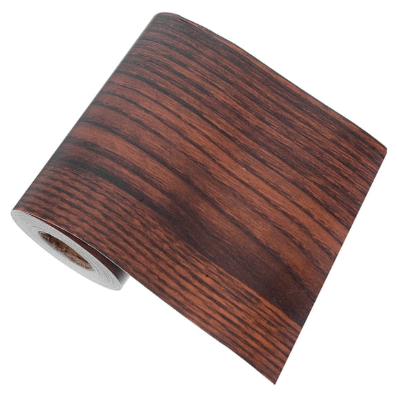 GETAJGHSD Self Adhesive Wood Grain Wallpaper Border Tape for Home Furniture and Wall Repair