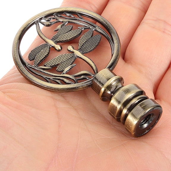 GETAJGHSD Golden Lamp Finials Caps Tapped for Lamp Shade Retro Style Lighting Decoration