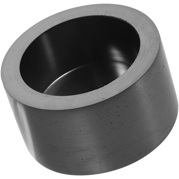GETAJGHSD Graphite Crucible for Metal Melting with Circular Disc, 1 Piece for Foundry and Casting