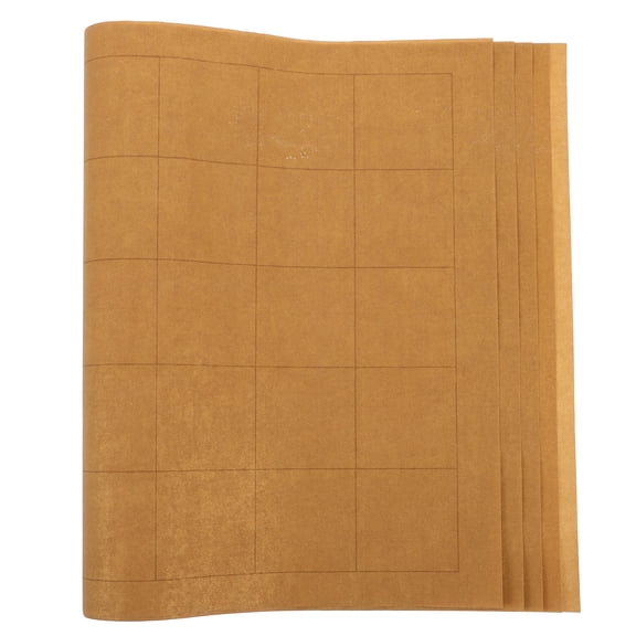 GETAJGHSD Grid Script Paper in Golden Hue Ideal for Calligraphy and Chinese Painting Practice