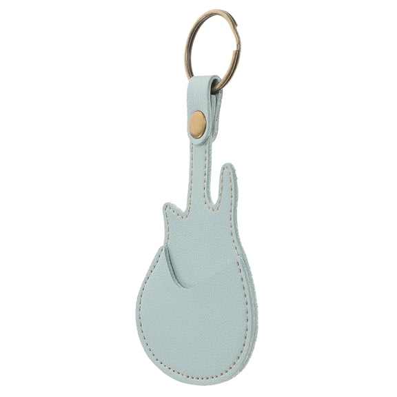 GETAJGHSD Guitar Plectrum Protector Bag Keyring Guitar Pick Storage Bag Sky-Blue 1Pack