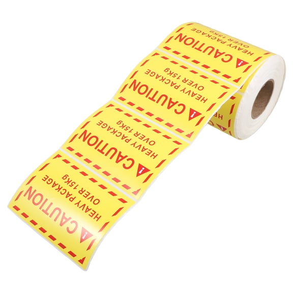 GETAJGHSD Handling Caution Stickers Yellow High Adhesion Heavy Duty Labels for Shipping Moving and Packing