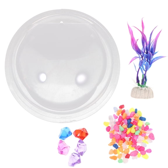 GETAJGHSD Sturdy Acrylic Wall Mounted Fish Aquarium Tank for Fish and Plant Display