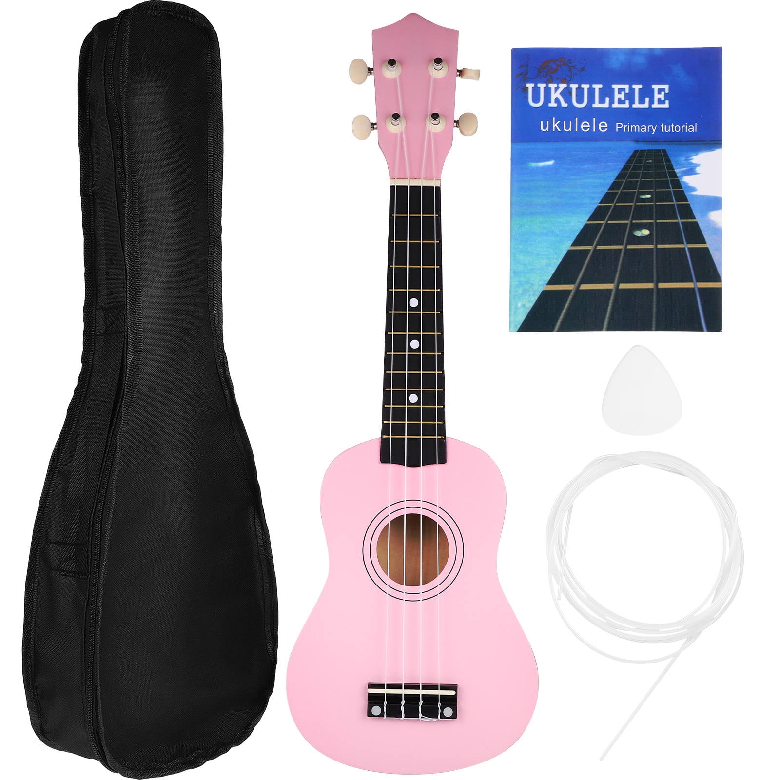 GETAJGHSD 21 Inch Hawaiian Ukulele for Kids with Nylon Strings - Beginner Friendly 1 Set