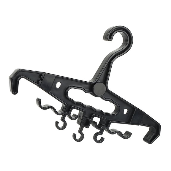 GETAJGHSD Black Heavy Duty Backpack Hanger Industrial Plastic Clothes Hook for Outdoor Equipment