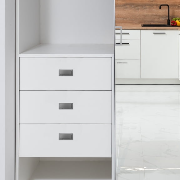 GETAJGHSD Heavy Duty Grey Cabinet Pull for Drawers and Sliding Doors Easy Installation