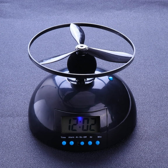GETAJGHSD Helicopter Alarm Clock Digital Alarm Clock ABS Flying Function for Adults Bedroom Use 1Pcs