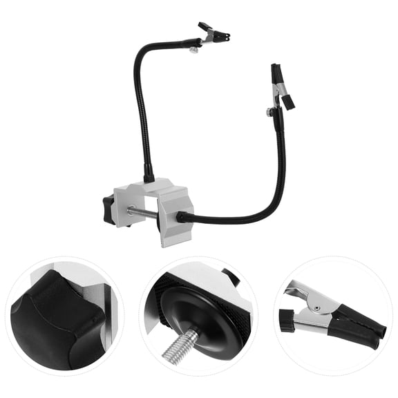 GETAJGHSD Third Hand Fixture with Bench Vise Clamp and Nonskid Iron Holder
