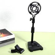 GETAJGHSD Desk Mic Bracket Assorted Color Plastic Metal Stable Base for Home