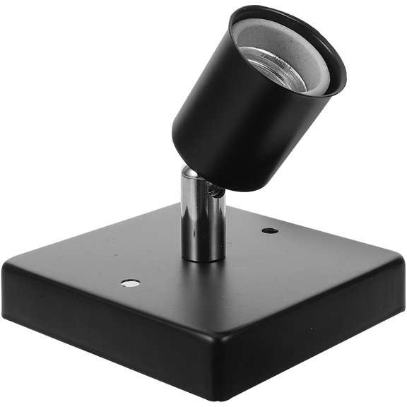GETAJGHSD Home Use E27 Bulb Holder Black Screw Lamp Socket with Sturdy Construction