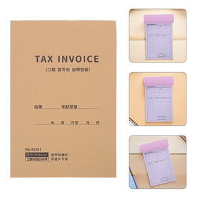 GETAJGHSD Invoice Book for Small Business with Two Part Order Forms and Export Adaptable Paper