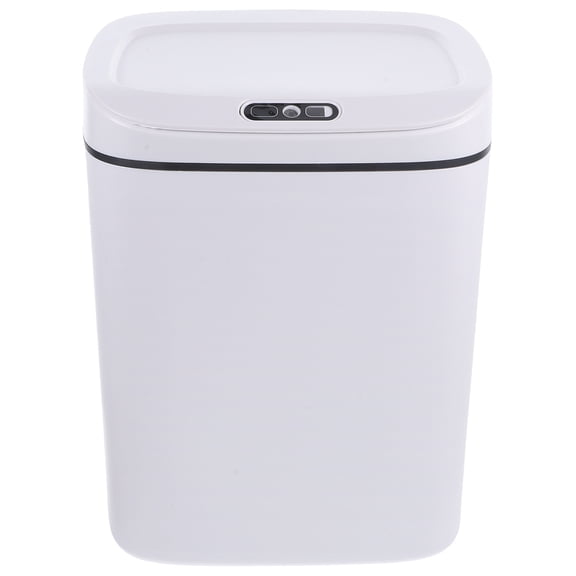 GETAJGHSD White Large Capacity Smart Trash Can with Motion or for Kitchen Bathroom