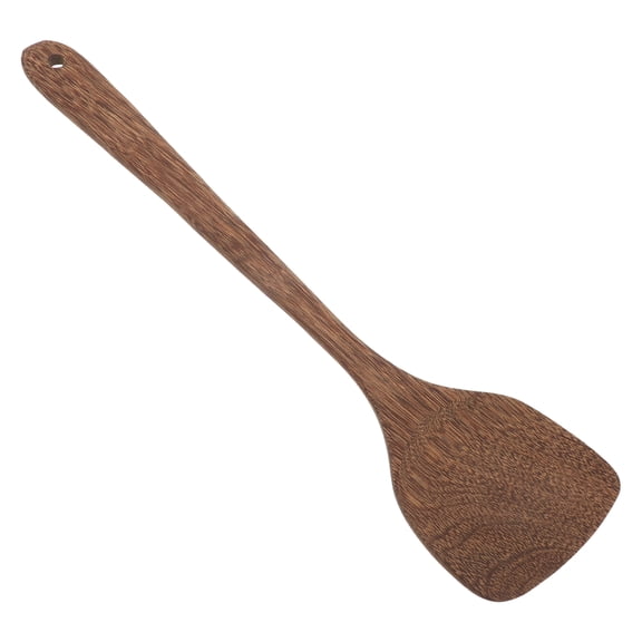 GETAJGHSD Wood Cooking ula Light Brown Natural Wood Turner for Nonstick Cookware
