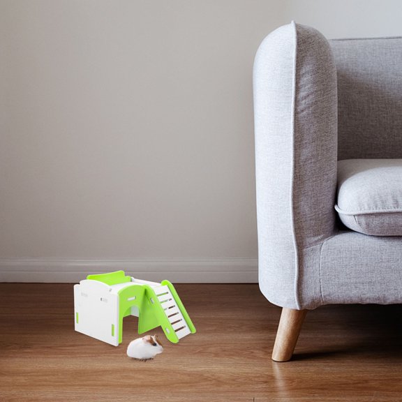 GETAJGHSD Light Green Small Animal Hideout with PVC Material for Hamster Guinea Pig Rat Relaxation