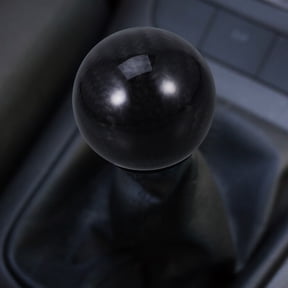 GETAJGHSD Lightweight Carbon Fiber and Aluminum Alloy Manual Shift Knob Black Design