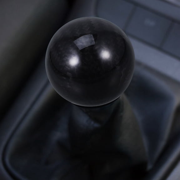 GETAJGHSD Lightweight Carbon Fiber and Aluminum Alloy Manual Shift Knob Black Design