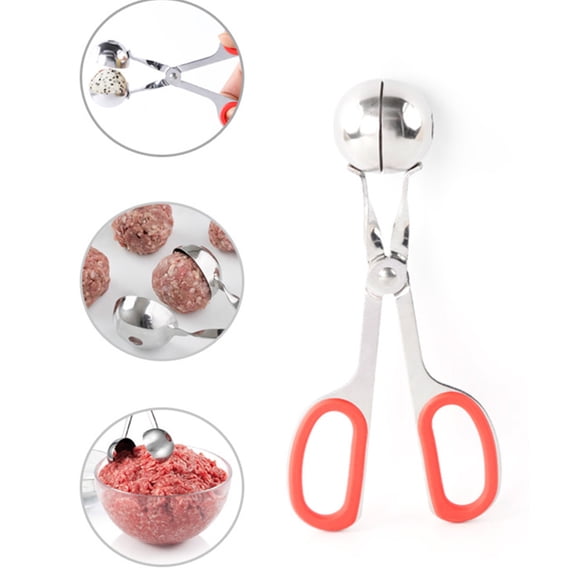 GETAJGHSD 2-Piece Meatball and Shrimp Maker Set with Stainless Steel, and Easy-to-Use Kitchen Tool
