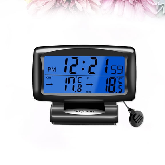 GETAJGHSD Mechanical Car Thermometer with Metal Build Dust Resistant Backlit Easy Install Black