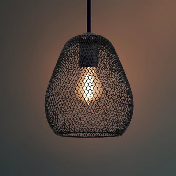 GETAJGHSD Black Metal Lampshade Replacement for Hanging Pendant and Ceiling Light Decor