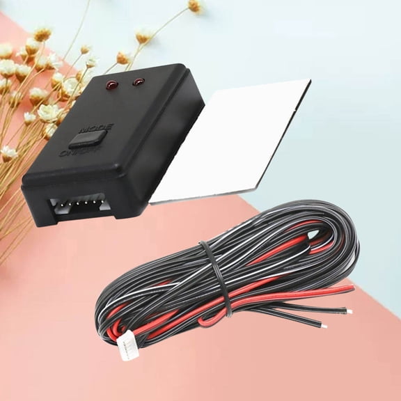 GETAJGHSD Mini Waterproof Car Light Controller for LED Daytime Running Lights ABS Black, 1224V
