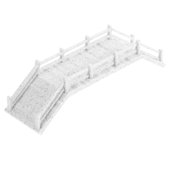 GETAJGHSD Bonsai Bridge Figurine, White, Intricate Details, Versatile Decor, for Fairy Garden