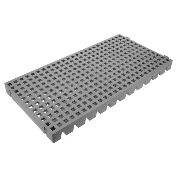GETAJGHSD Modular Grey Car Wash Drainage Tiles Heavy Duty Plastic Mat for Garage Flooring
