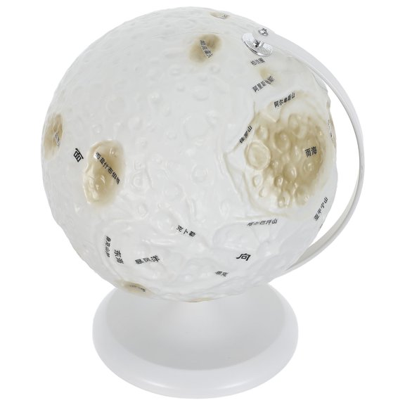 GETAJGHSD Moon Globe with Rotating Lunar Map Sphere for Classroom Geography Teaching and Space Decor