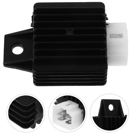 GETAJGHSD Motorcycle Rectifier Black Voltage Regulator Rectifier Stable Voltage Stabilization Tool