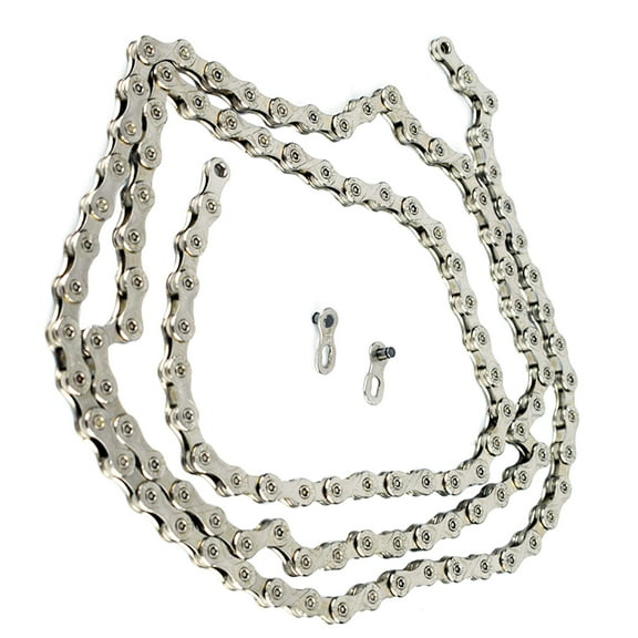 GETAJGHSD Mountain Bike Chain for Bike Electroplated Rust Resistant Variable Chain Smooth Gear Change Assorted Color