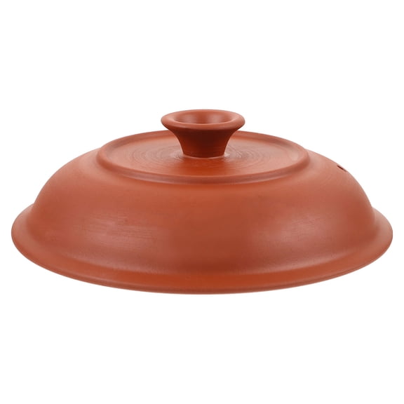 GETAJGHSD Brown Ceramic Cookware Pot Lid Suitable for Home Kitchen and Restaurant Use