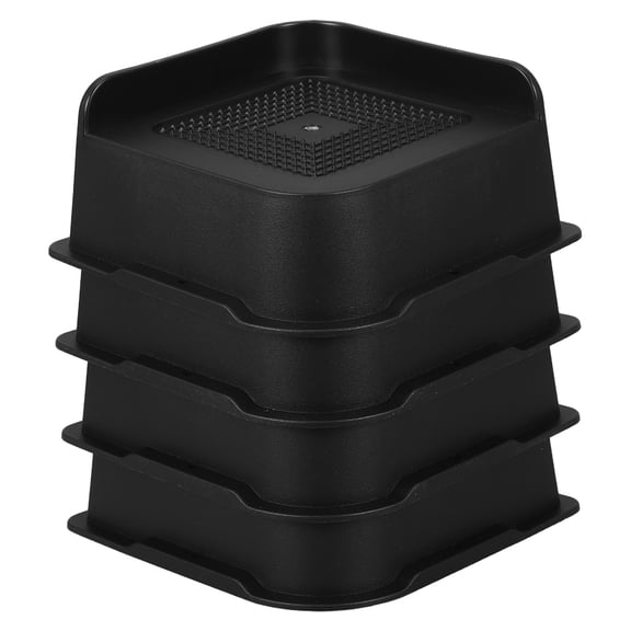 GETAJGHSD Non-Slip Rubber Pads for Furniture Legs Black Secure Couch and Bed