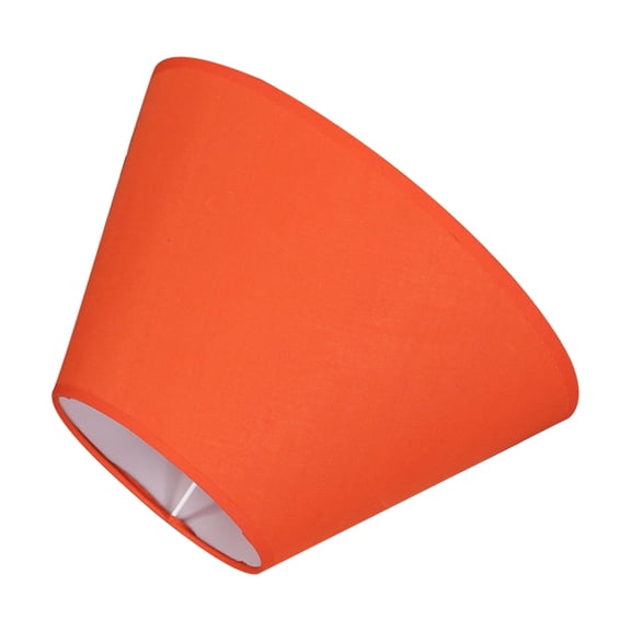 GETAJGHSD Retro Style Drum Lampshade Orange Cloth for Indoor Wall Light