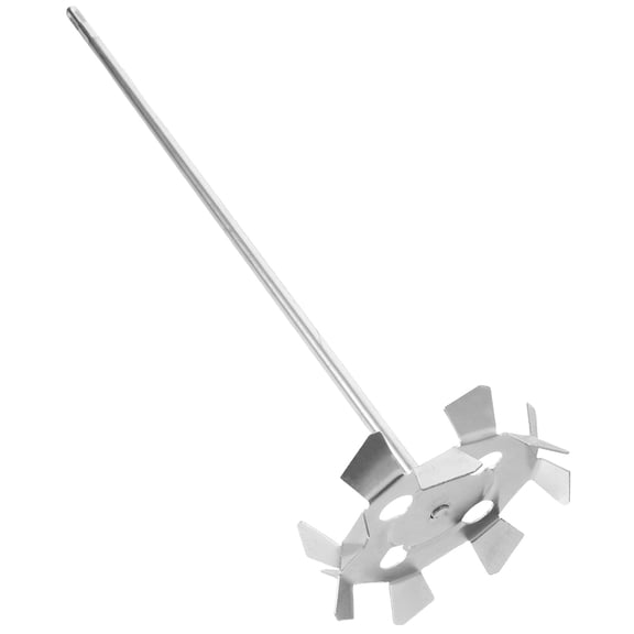 GETAJGHSD Concrete Mixer Paint Mud Mixer Silver 1Set