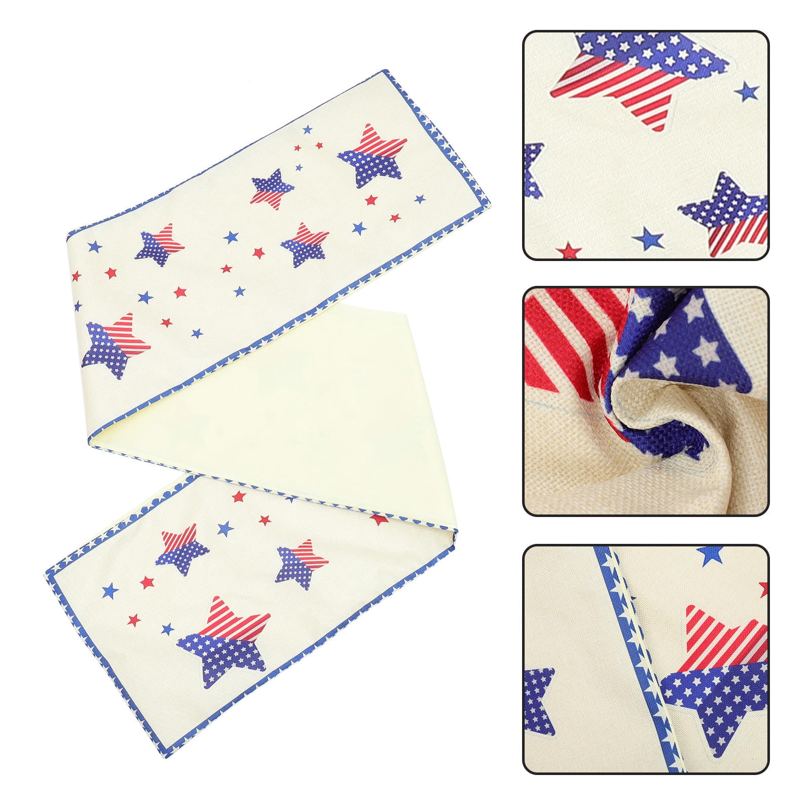 Partiotic Table GETAJGHSD Patriotic Table Runner, Table Decor for 4th of July ...
