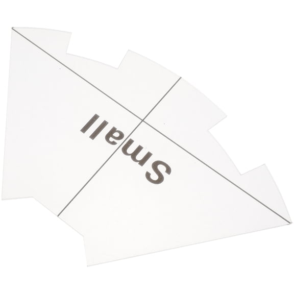 GETAJGHSD Transparent Plastic Quilting Template for Sewing, Cutting, and Patchwork Craft Projects