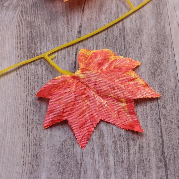 GETAJGHSD Realistic Red Faux Maple Leaf Wall Hanging Decor for Wedding Festival and Party Use