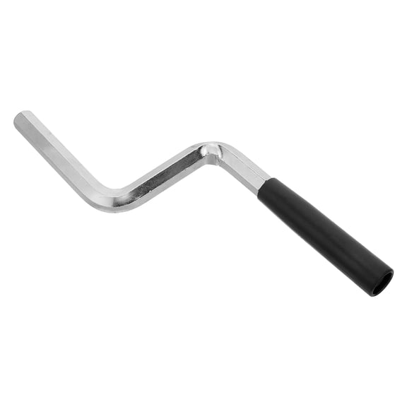 GETAJGHSD Plated Silver Casement Window Crank Handle for Office and Home Sliding Panel Door Application