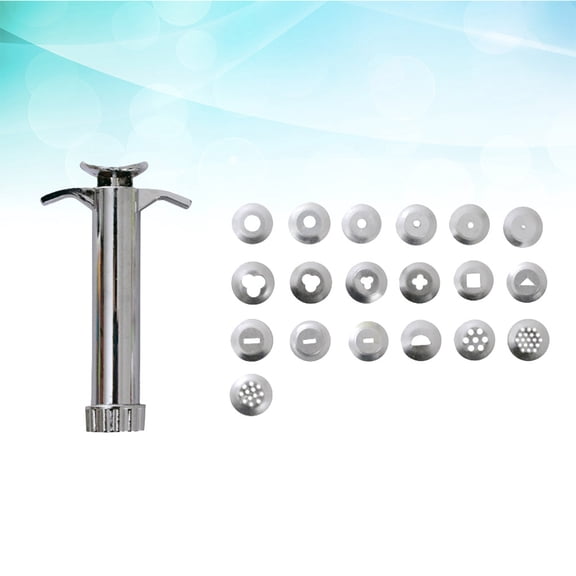 GETAJGHSD Polymer Clay Extruder Tool 1 Mud Extrusion and Shape Creation Silver