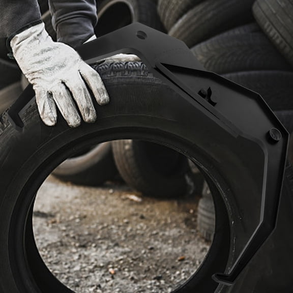 GETAJGHSD Portable Black Tire Caliper for Accurate Wheel Weight Measurement and Balancing