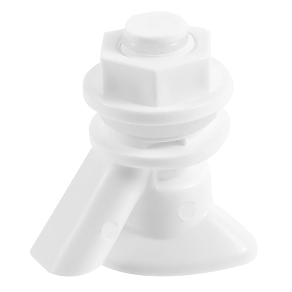 GETAJGHSD Button Water Spigot Push Button Spigot White Plastic 1Pack