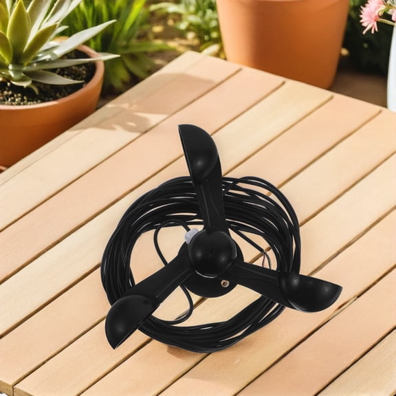 GETAJGHSD Portable Wind Speed Sensor Anemometer with High Sensitivity for Backyard and Sailboat Monitoring
