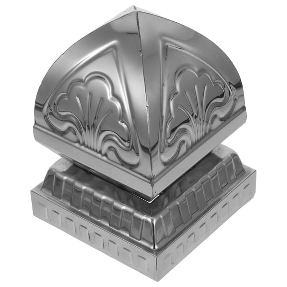 GETAJGHSD Stainless Steel Fence Post Cap Outdoor Finial Topper for Garden and Yard